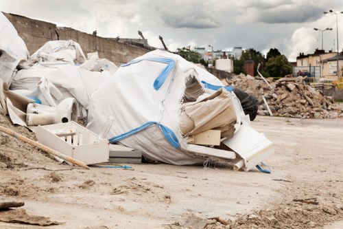 Office clearance team at work in Shoreditch