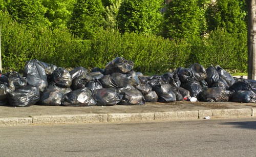 Community recycling initiative in Shoreditch park