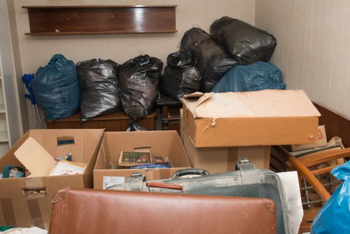 Clean and organized garage space after clearance